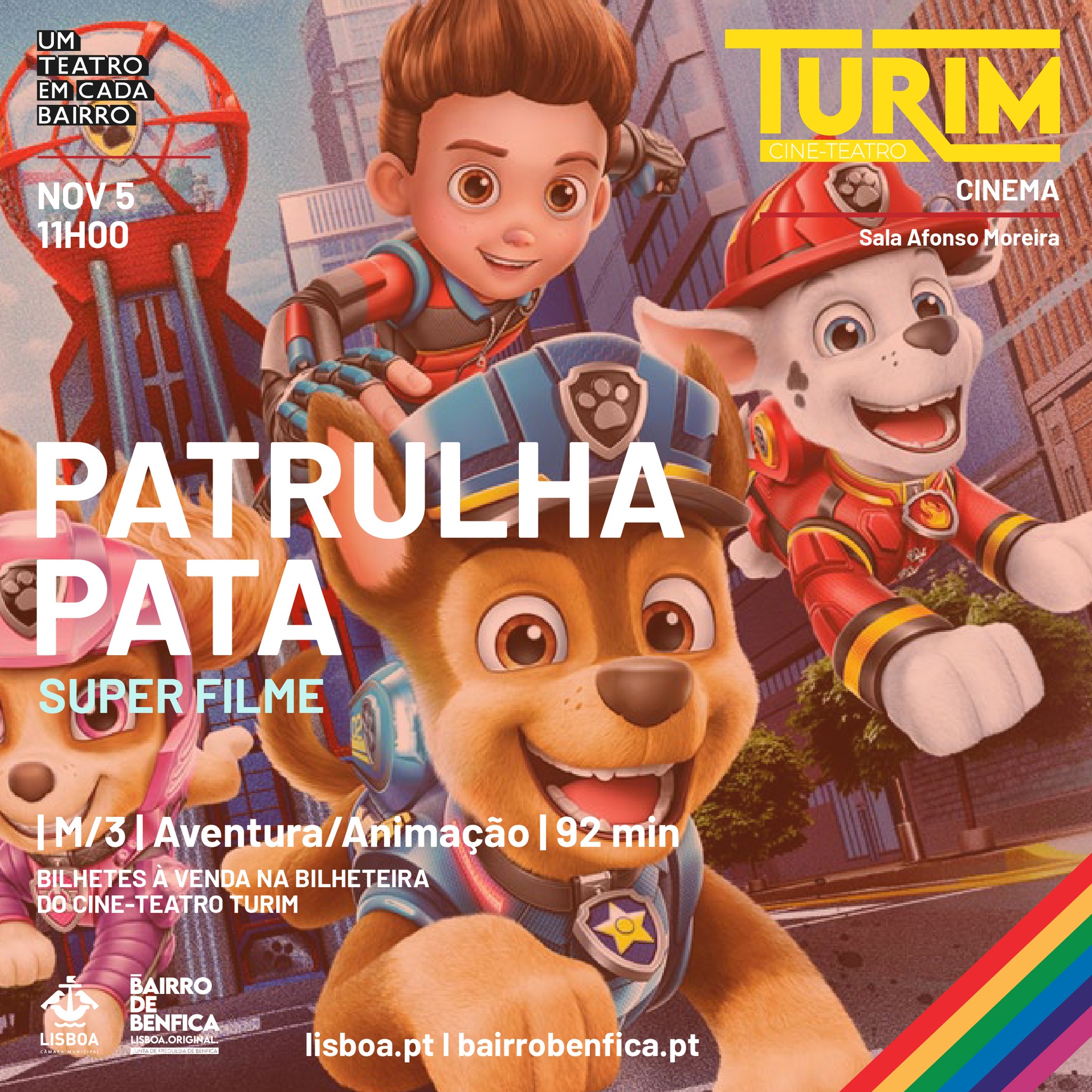Filme de Animação Patrulha Pata: o Super Filme em Português online